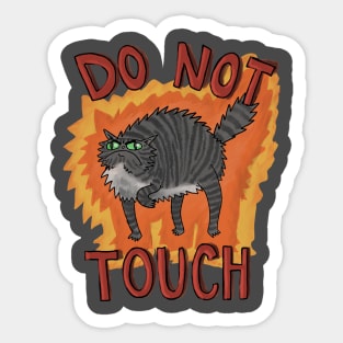 Do Not Touch! Sticker